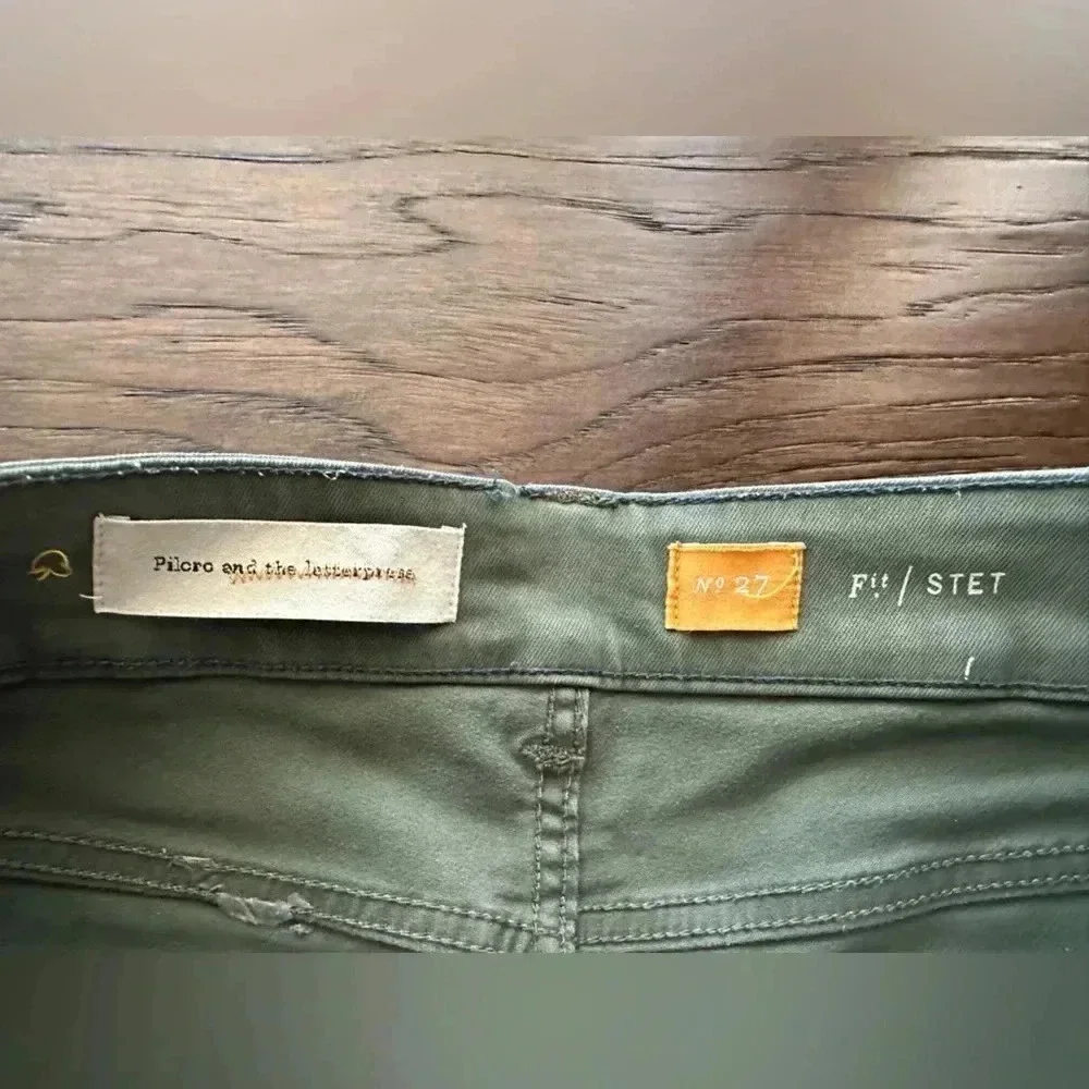 Pilcro and the Letterpress Pants- size 27